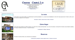 Desktop Screenshot of casacamilo.es